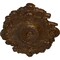 Ekena Millwork Strasbourg Ceiling Medallion, Hand-Painted Root Beer Crackle, 30 1/2"W x 20"H x 1 1/2"P CM30SGRBC - alternate 2